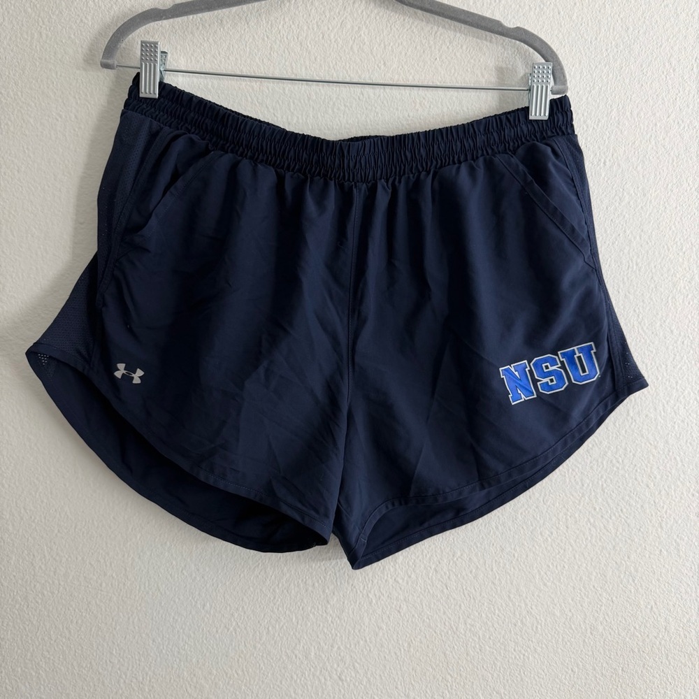 Under Armour Women's NSU Nova Southeastern University Athletic Shorts Size XL
